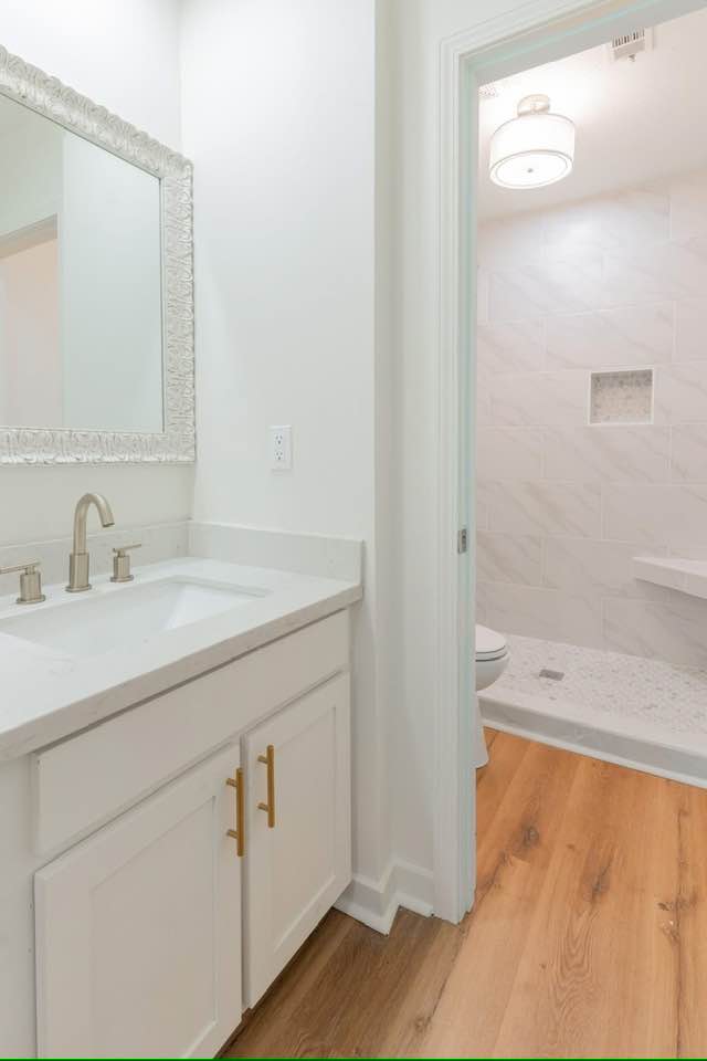 Light flooring with clean white interior by AVS Flooring